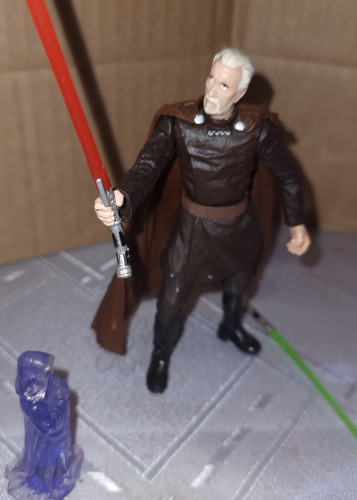 Star Wars Attack Of The Clones Count Dooku Dark Lord Hasbro (Usado)