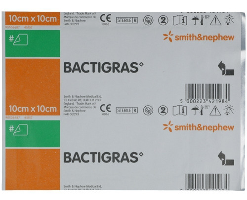 Bactigras 10cmx10cm Unidad