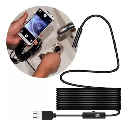 Camara Endoscopica Para Smartphone Android 2 Mts