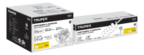 Ahoyadora A Gasolina 52cc Arranque Manual Truper 103204