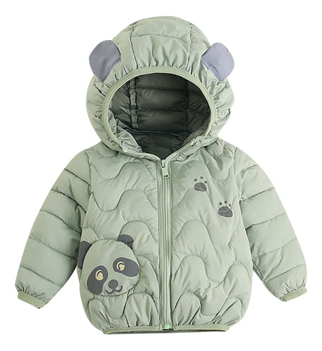 Chaqueta De Algodón Con Capucha Ligera Para Niños Y Niñas