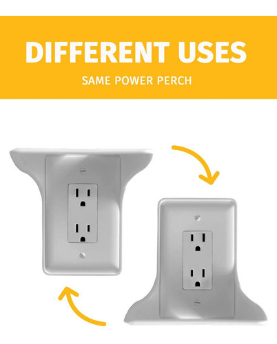 Estante Con Enchufe De Pared De 1 Pieza, Organizador Platead