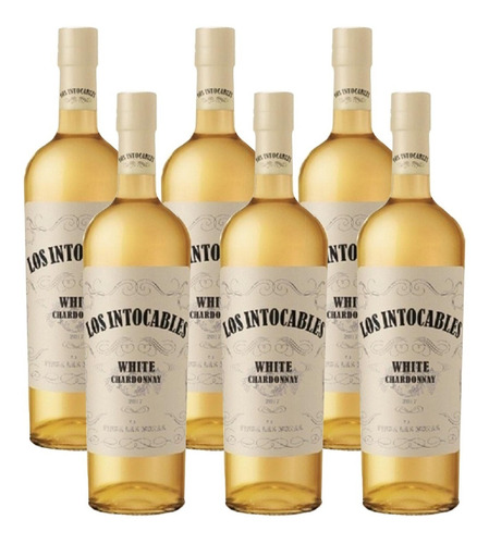 Vino Los Intocables Chardonnay Caja X6 750ml Blanco - Sufin