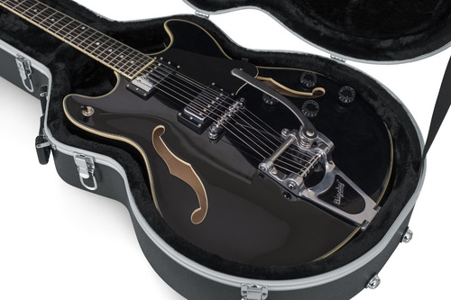 Estuche Rígido Para Guitarra Semi Hueca Gator Deluxe Gc-335