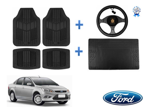 Tapetes 4pz + Cajuela + Volante Ford Focus Sedan 2006 - 2011