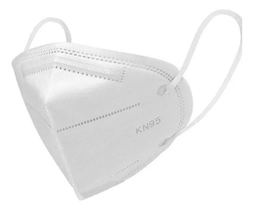 Kit 10 Máscaras Hospitalar Kn95 Pff2 Ce- Modelo 3m N95 Cor Branco