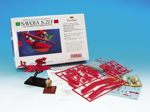 Ghibli Porco Rosso Savoia S.21f Fj3 Ver. 1/72 Kit Finemolds