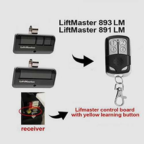Control Remoto Para Motores Liftmaster 891 Lm -893 Lm
