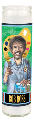 Vela Santa Secular Bob Ross Unemployed 5713