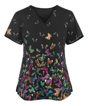 Comprar Blusas Estampadas De Talla Grande Compatible Con Uniformes D