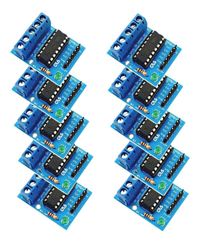 Módulo Driver Uln2003 Controlador Motor Passo - Kit 10 Peças