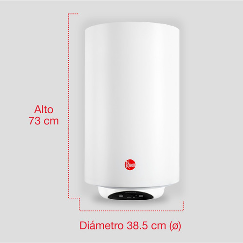 Calentador Depósito Eléct Mural Rheem 35 Litros 110 V 1 Serv