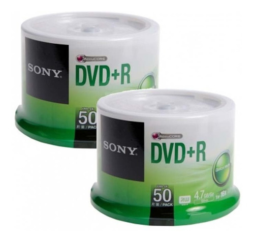 Dvd+r 16x Sony X100 Bulk