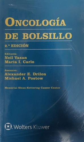 Drilon Oncología De Bolsillo 2 Ed. Novedad Envíos T/país