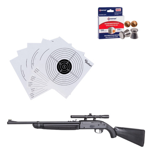 Crosman Legacy 1000 .177(4.5mm) Pellet/bbs Mira 4x15 Xchws P