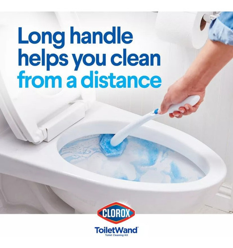 Kit Limpieza De Inodoro Clorox Toiletwand Con 36 Recambios