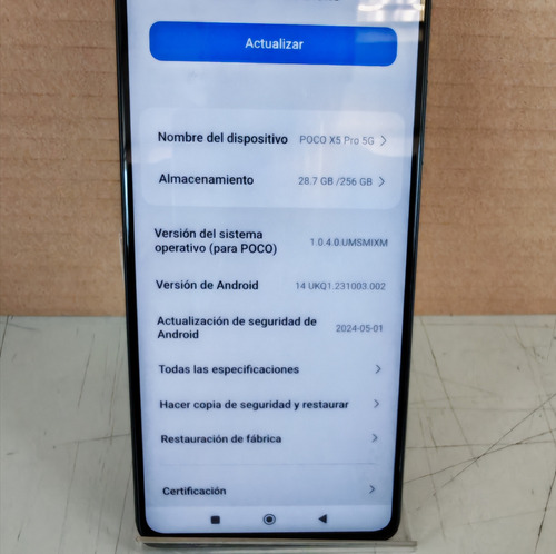 Xiaomi Pocophone Poco X5 Pro 5g , Dual Sim, 8gb Ram Y 256gb Negro (Usado)