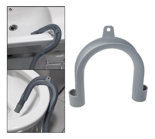 2 Práctico Soporte Para Mangueras De Drenaje De 2 Piezas