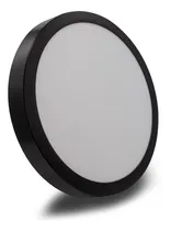 Comprar Panel Led 12w Sobreponer Borde Negro De Lujo Luz Blanca 