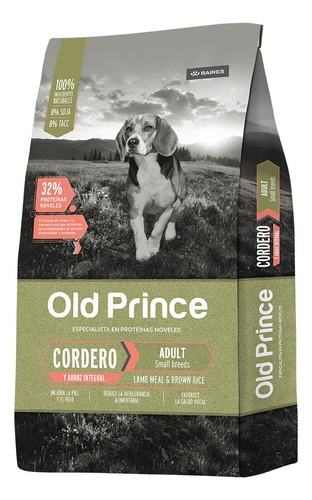 Old Prince Perro Adulto De Raza Pequeña Cordero X 15 kg