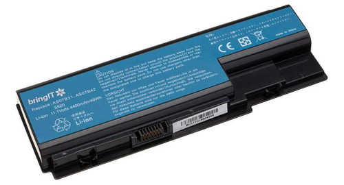 Bateria P/ Notebook Acer Aspire 6935 4400 Mah Marca Bringit