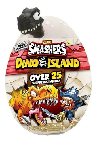 Smashers Dino Island +25 Sorpresas Mega Huevo De Dinosaurio