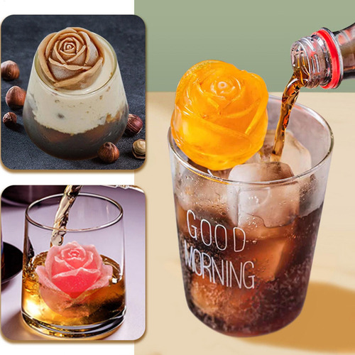 Bandeja Para Cubitos De Hielo En Forma De Corazón Molde Para