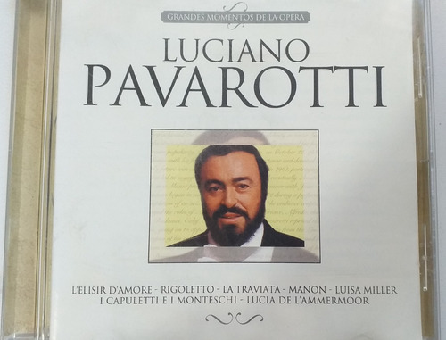 Cd Opera Pavarotti Luciano Grandes Momentos De La Opera