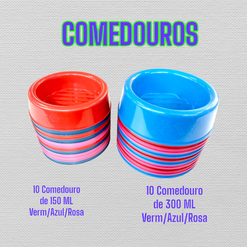 Kit Produtos Petshop Atacado Cães Gatos 88 Unidades Cor Mix Completo De Cores TOP10PET