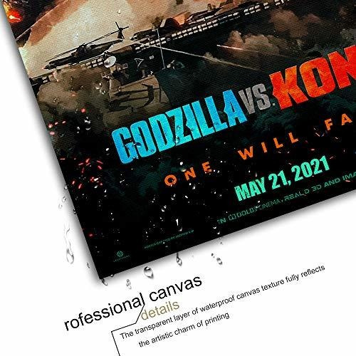 Poster Arte De Pared Godzilla Vs King Kong 2021 Películas C