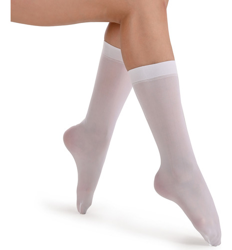 3 Pack Tobimedia Likra Dama Mujer Mejor Calidad Camelia Blanco Liso Único