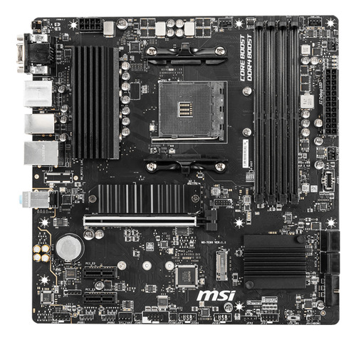 Tarjeta Madre Msi B550m Pro-vdh Am4 Ddr4 Micro Atx Pcie 4.0