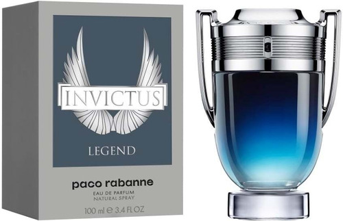 Perfume Invictus Legend Paco Rabanne 100ml Orig + Obsequio
