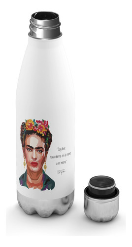 Botella De Agua Termica Frida Kahlo Diseño 6