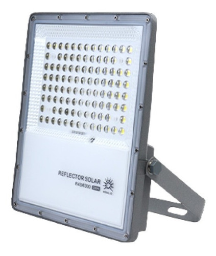 Reflector Led Solar 300w Ilumina 3000w Control Remoto Ip66 Color de la carcasa Gris Color de la luz Blanco frío