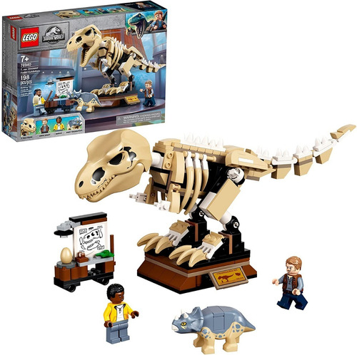 Kit Lego Jurassic World Exposición Del Dinosaurio Trex 76940 Cantidad De Piezas 198