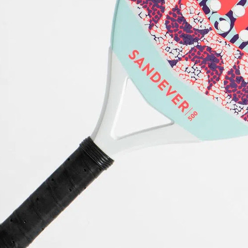 Raquete Beach Tennis Btr 500 Fibra De Vidro Sandever Cor Roxo