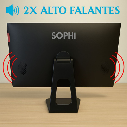 All In One Pc Ssd512gb I7/16gb Tela 23.8 Windows 11 Completo Cor Preto 127/220v