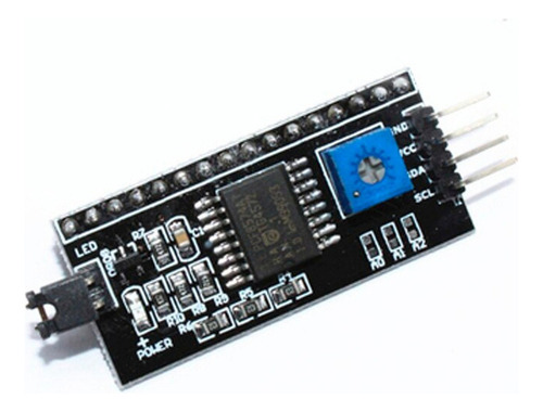 Pantalla Lcd 20x4 2004 Con Fondo Azul Y Módulo Arduino I2c