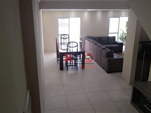 Imagem 9 de 27 de Cobertura Com 3 Dormitórios À Venda, 150 M² Por R$ 680.000,00 - Tupi - Praia Grande/sp - Co0220