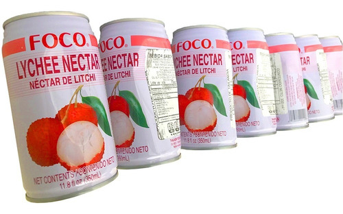 Imagen 5 de 5 de Bebida Foco Lychee 12pzas De 350ml Remate! Caducidad Vencida