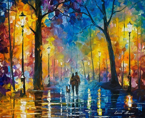 Lienzografia Leonid Afremov Lienzo Con Bastidor 60x90 Arte