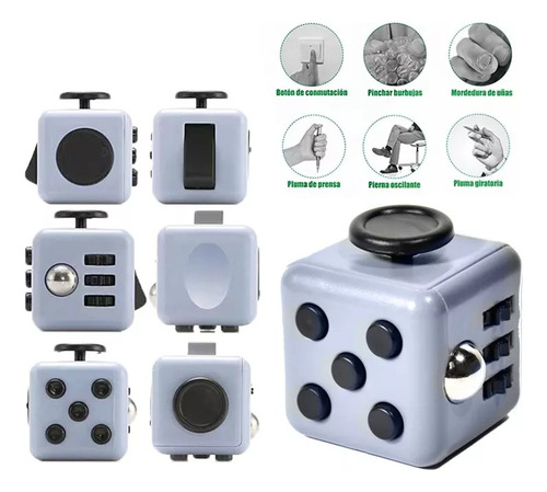 Fidget Cube Juguetes Antiestres Blue Handle Set Anti Estres