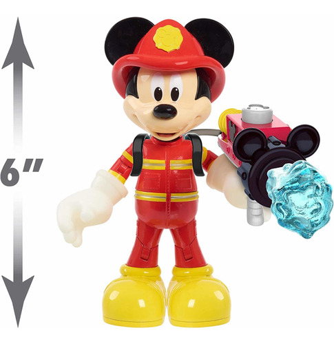Muñeco Disney Junior Fire Rescue Mickey Mouse Bombero