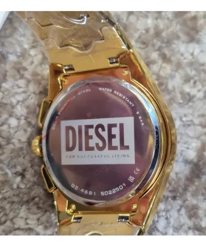 Relogio Diesel Vert Dz4681 - Mercurial Dourado 5bar