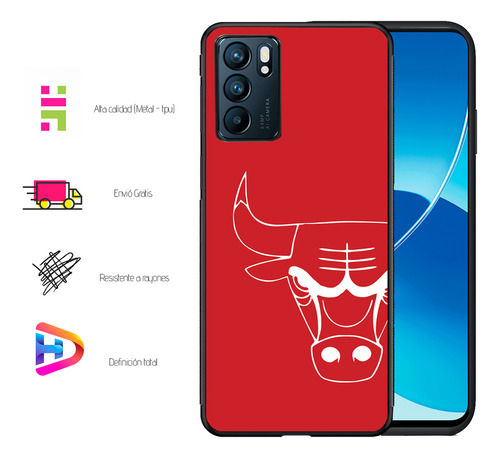 Funda + Extra Para Huawei Honor (todos) Chiicago Buls Huawei Y8s