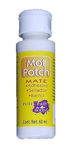 Mot Potch Sellador Barniz Brillante Y Adhesivo, Fliptop 60ml