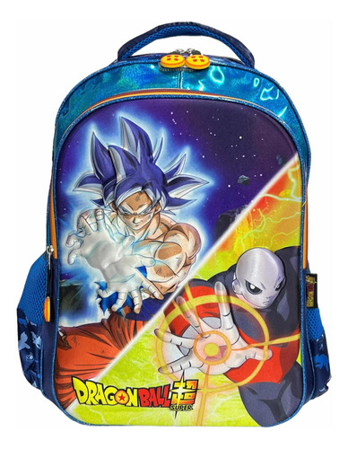 Mochila Dragon Ball Goku Ultra Instinto 3d Original Primaria | Envío gratis