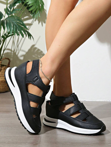Sandalias De Tacón Mujer Sandalias Plataforma Dama Cómodos