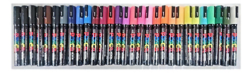 Uni Posca Paint Marker Pen, Punto Medio (pc5m), Juego De 29 